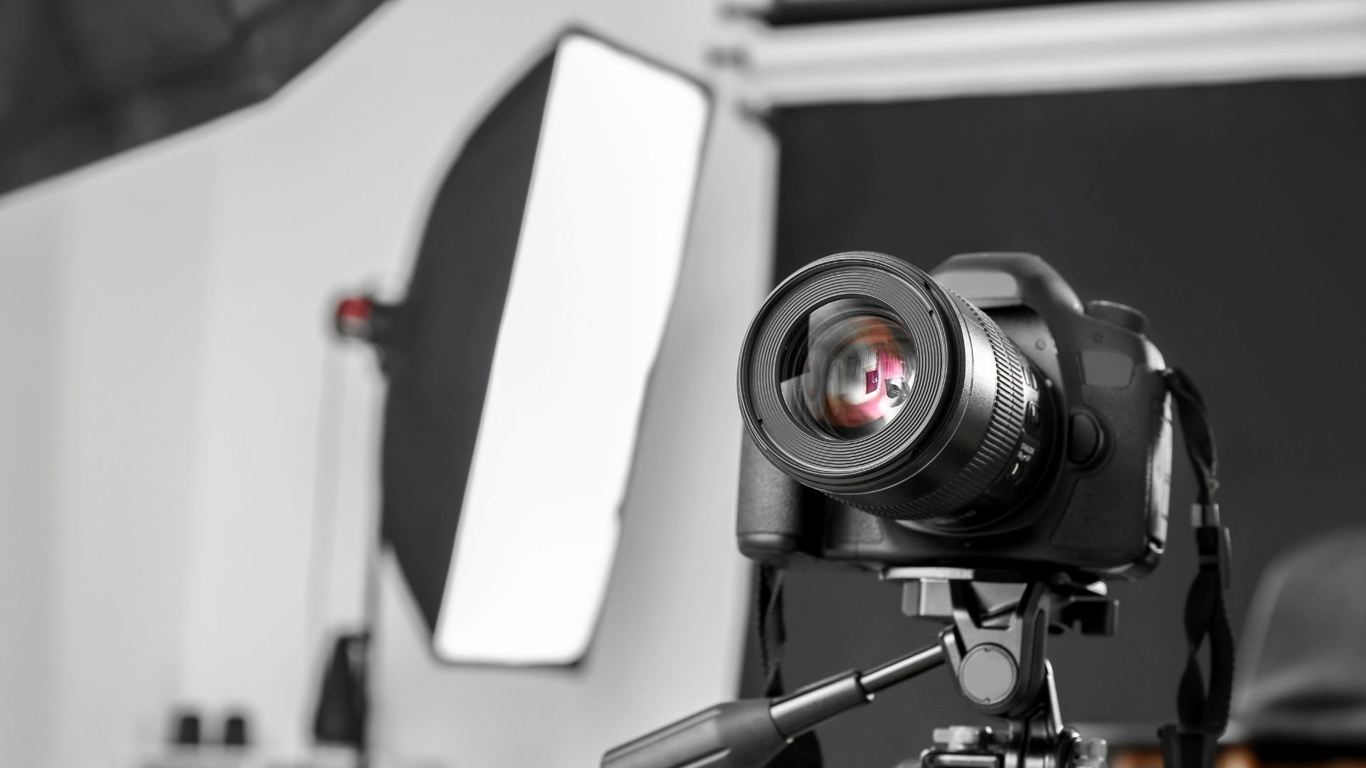 On-site corporate headshot mobile studio setup in Harrisburg PA