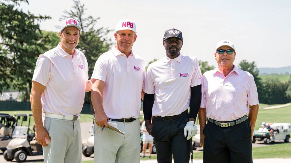Corporate leadership attending Mid Penn Bank charity golf classic