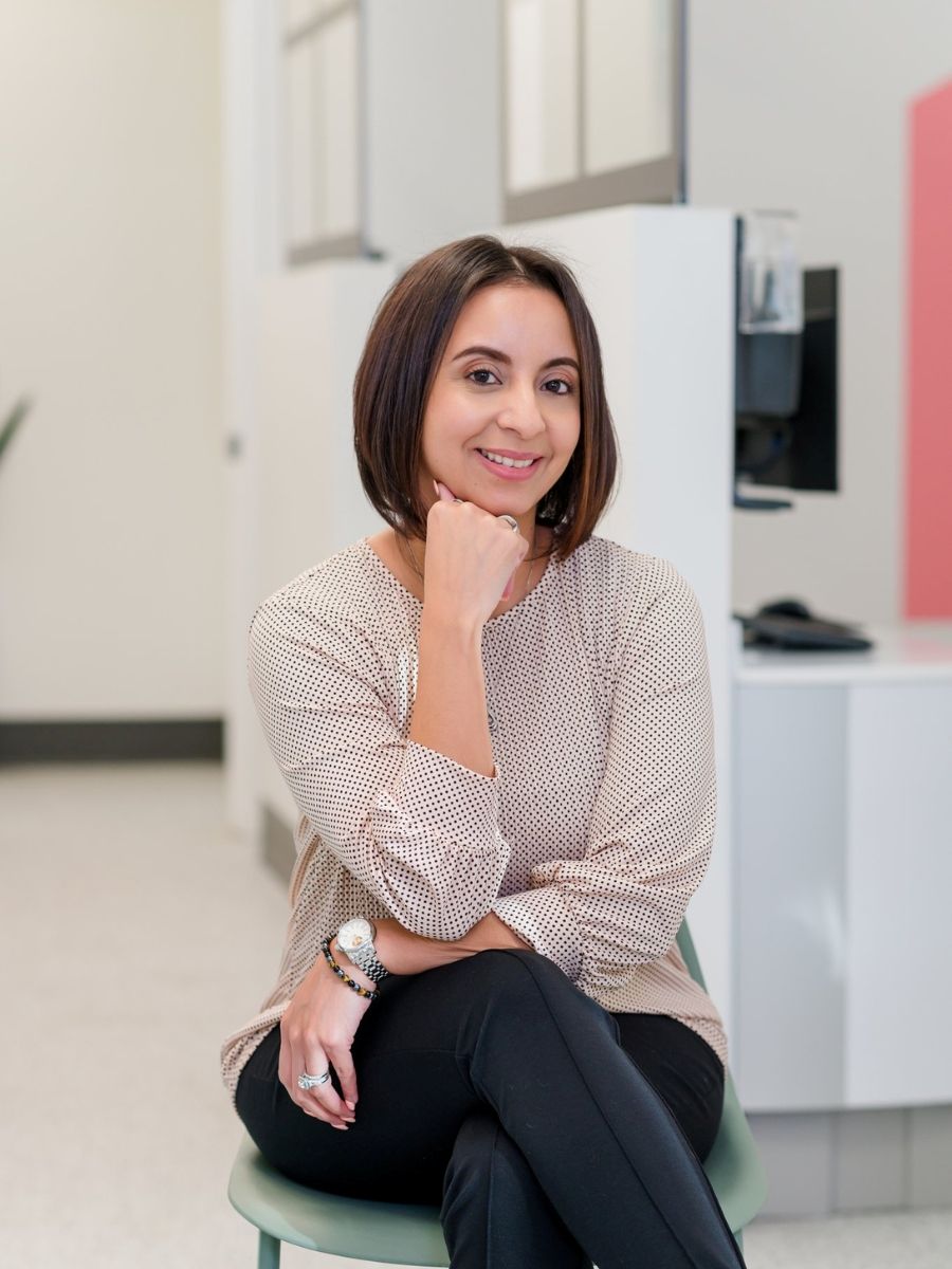 Clinical dental assistant portrait for website bio and staff wall